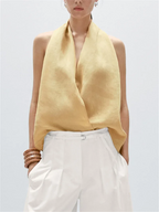 Valienne | Drape Linen Vest