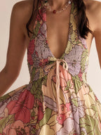 Cheela | Halter Maxi Beach Dress