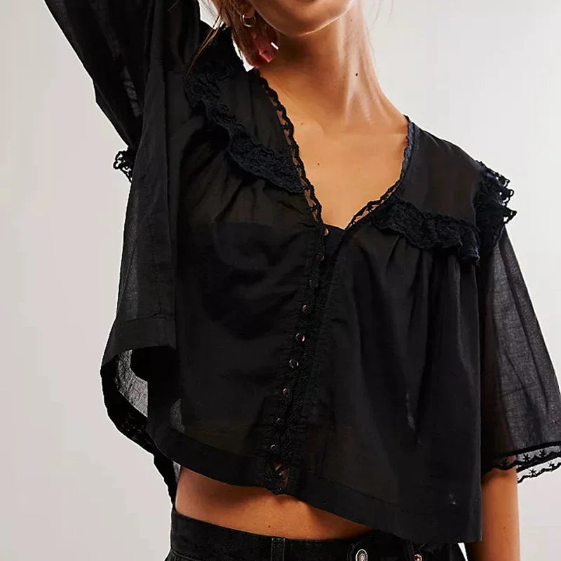 Marais | Ruffle Blouse