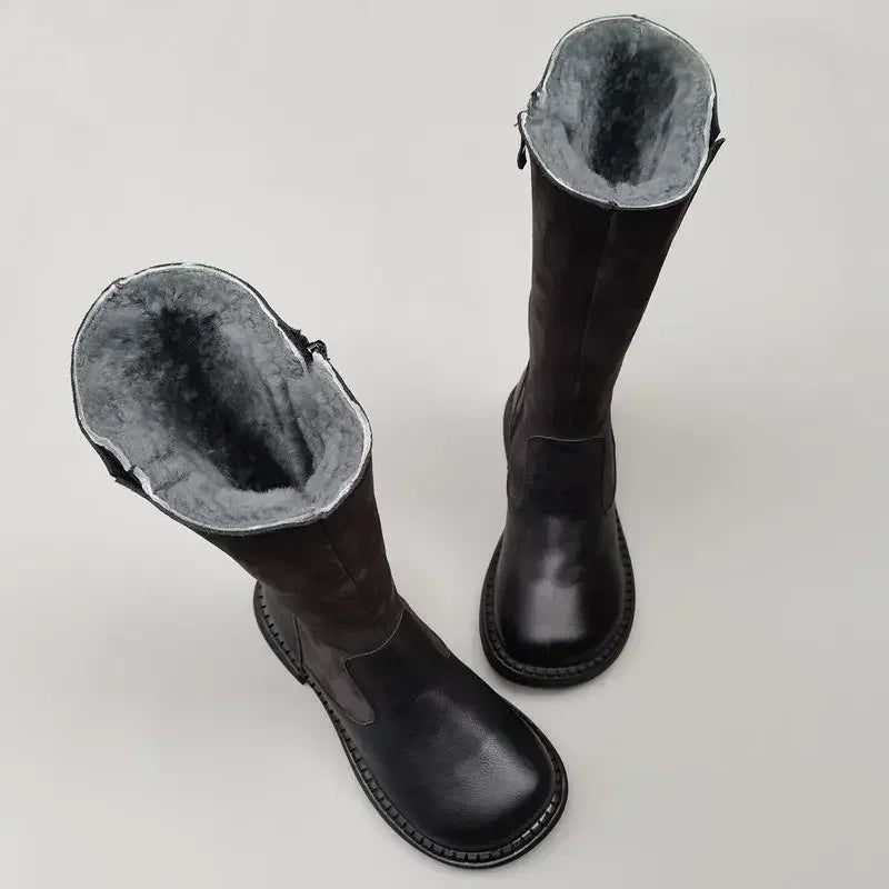 Aubrey | Shearling Riding Boots