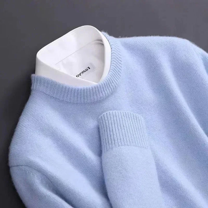 Alessio Men’s Sweater in premium soft knit, featuring a stylish slim fit design perfect for casual or formal occasions. - 4