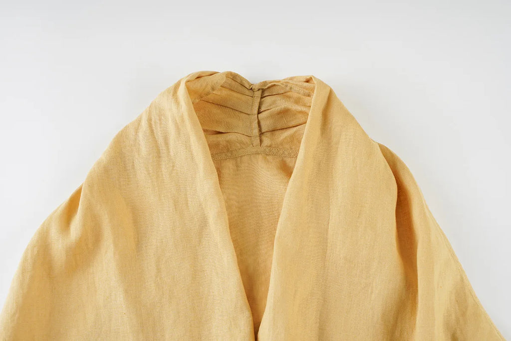 Valienne | Drape Linen Vest