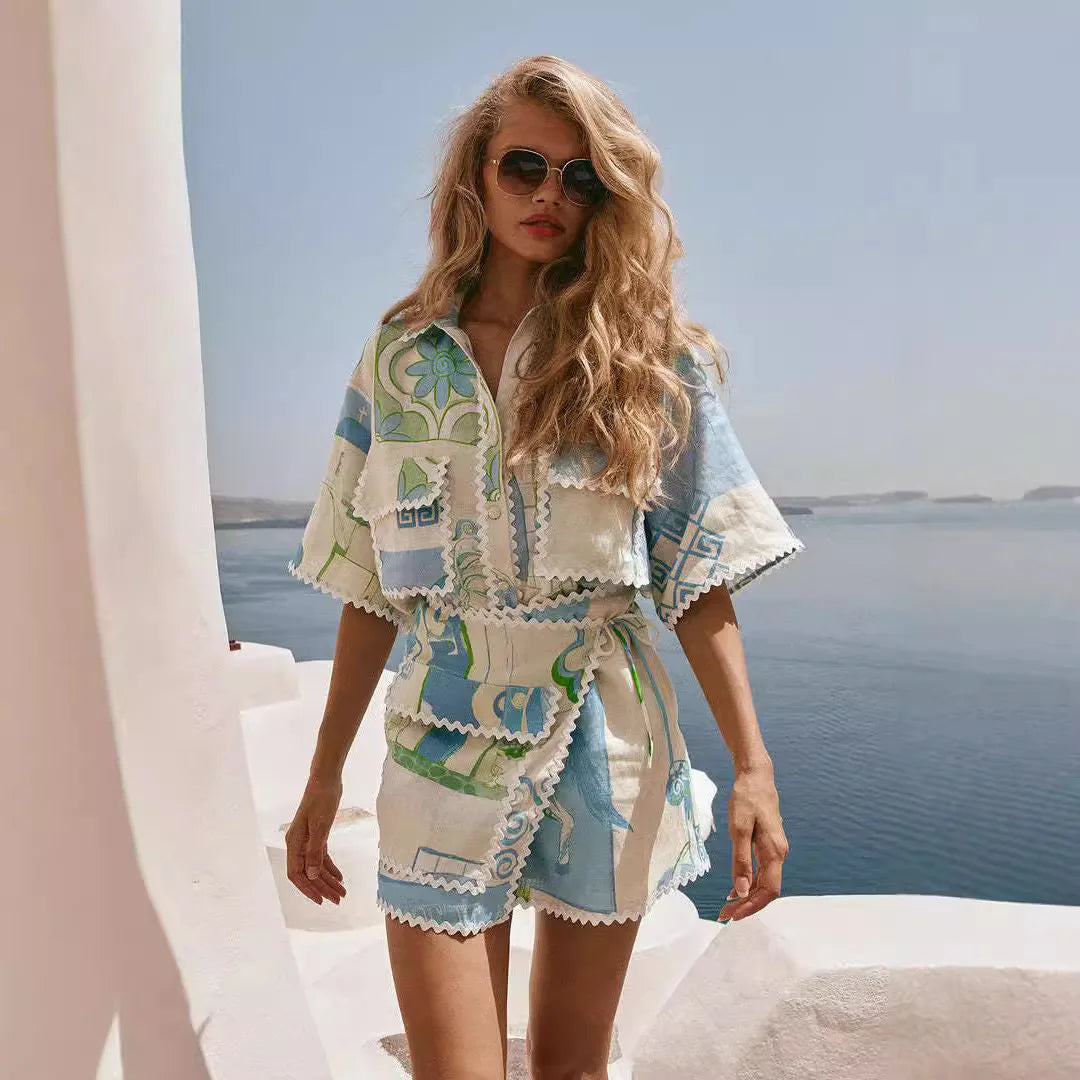 Delfina | Riviera Print Set