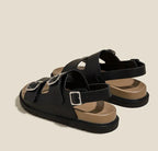 Andrea | Rose Strap Sandals