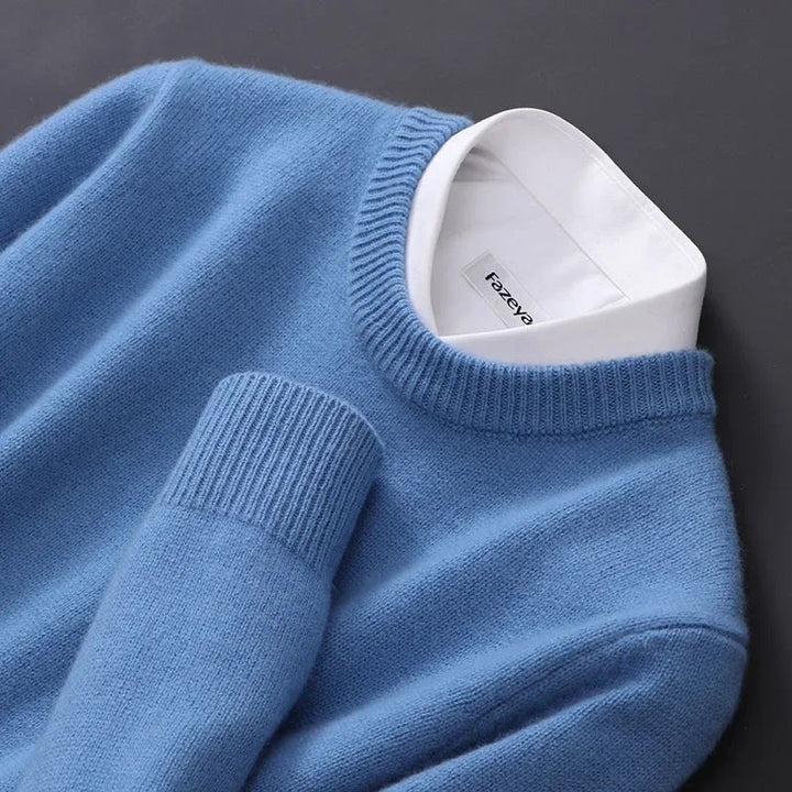 Alessio Men’s Sweater in premium soft knit, featuring a stylish slim fit design perfect for casual or formal occasions. - 3