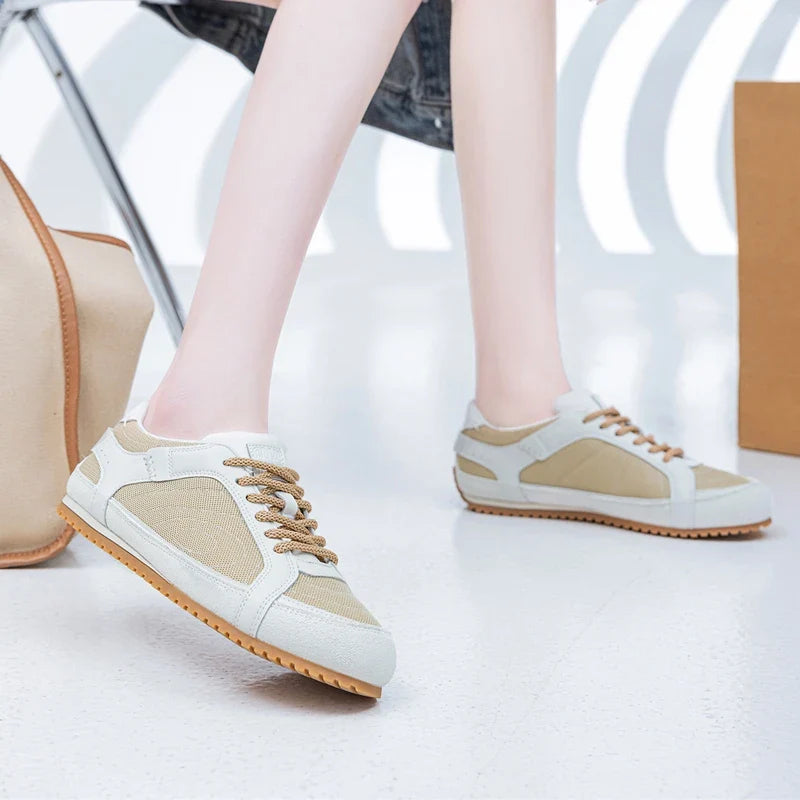 Evienne | Leather Trainers