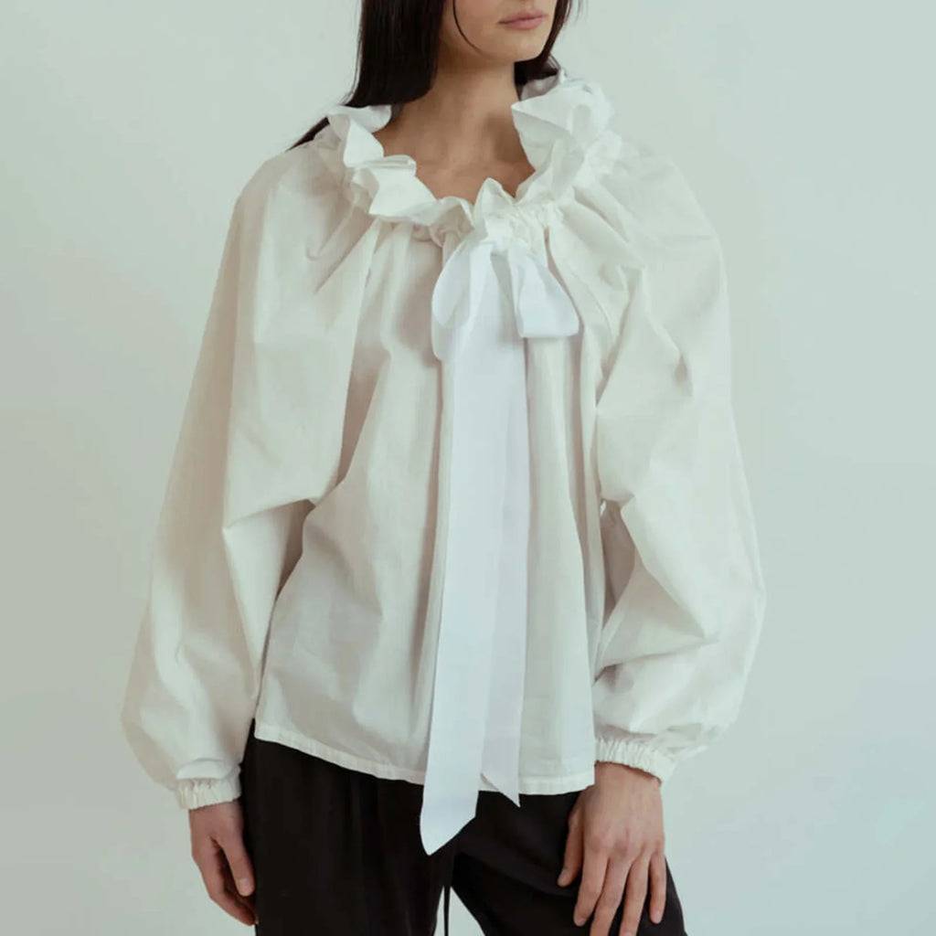 Bellarine | Puffed Cotton Blouse
