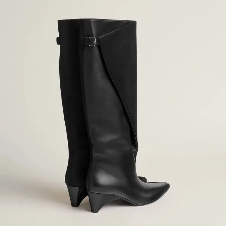 Caledon | Statement Wedge Boots