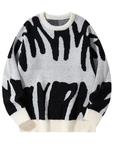 RONAN - CONTRAST KNIT MEN'S PULLOVER