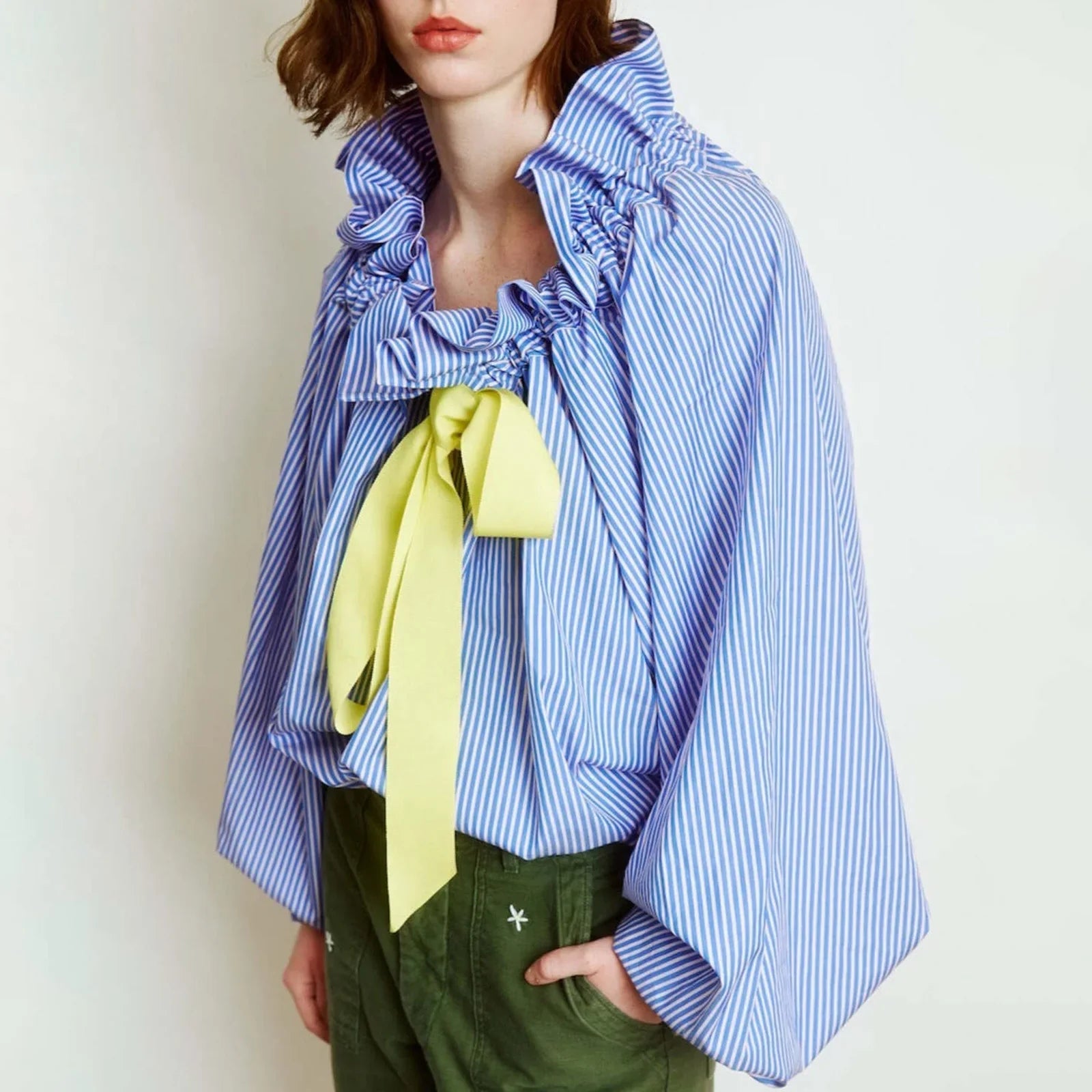 Bellarine | Puffed Cotton Blouse