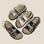 Andrea | Rose Strap Sandals