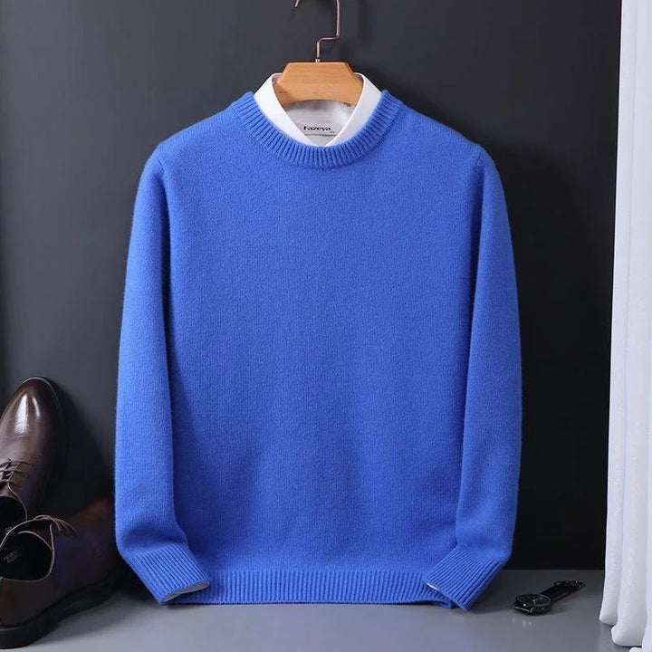 Alessio Men’s Sweater in premium soft knit, featuring a stylish slim fit design perfect for casual or formal occasions. - 12