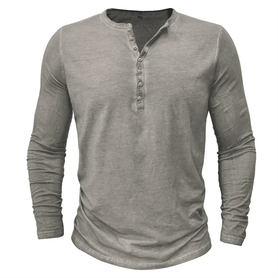 HENLEY |  Classic Long Sleeve Shirt