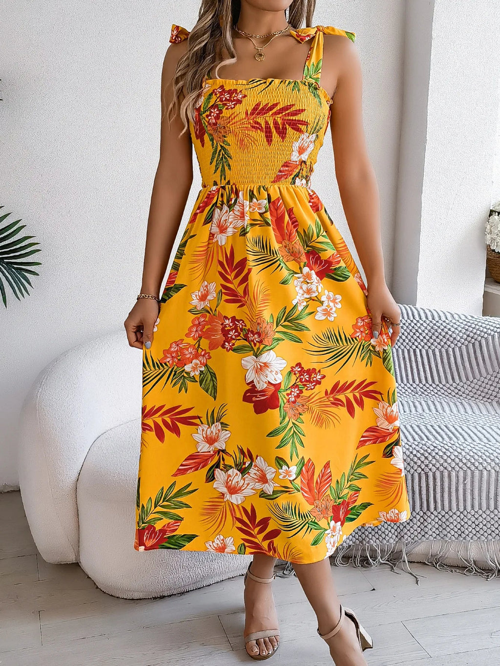 Capri | Floral Sundress