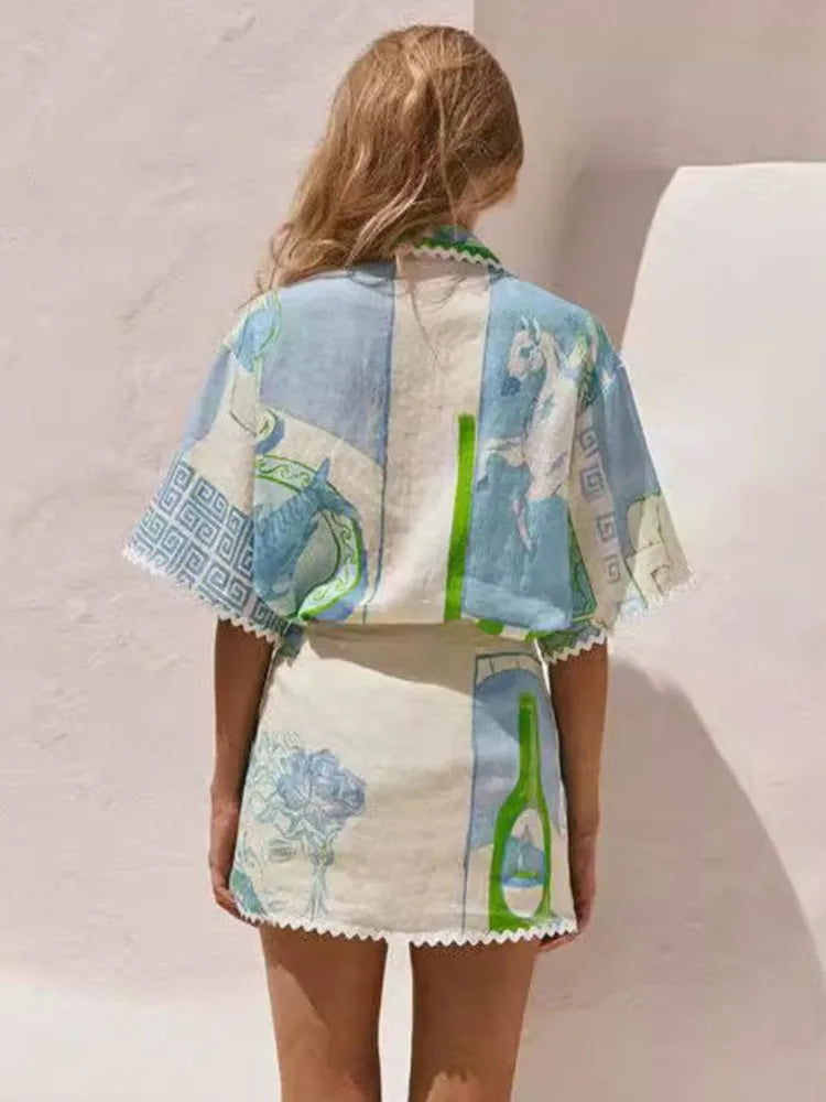 Delfina | Riviera Print Set