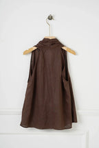 Valienne | Drape Linen Vest