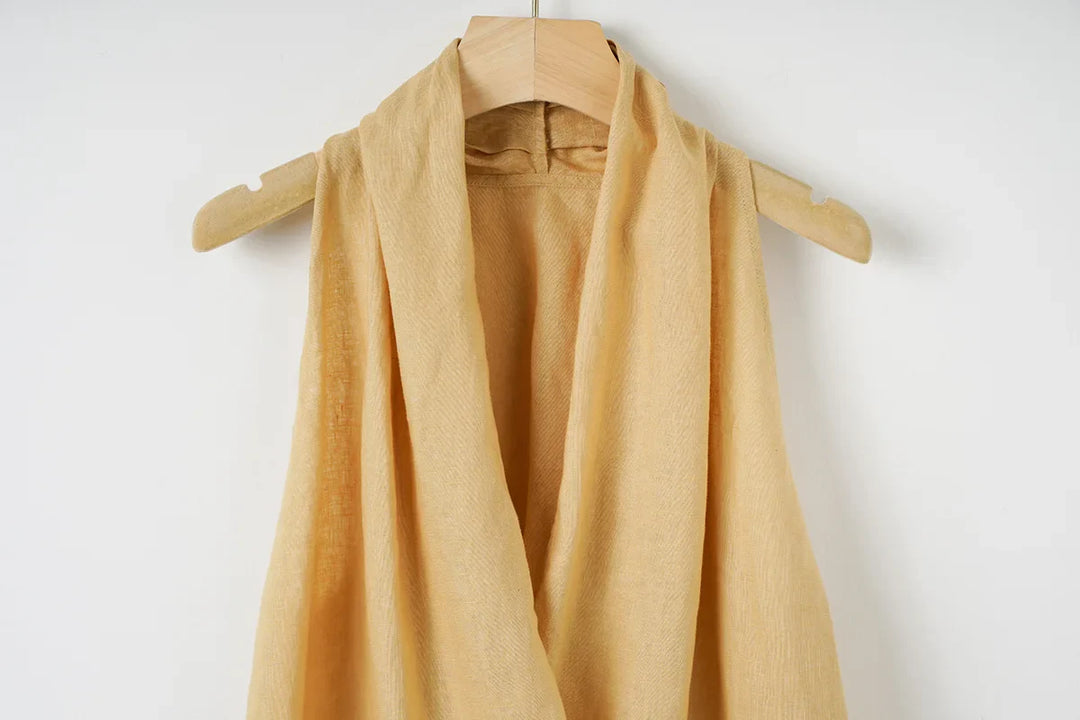 Valienne | Drape Linen Vest