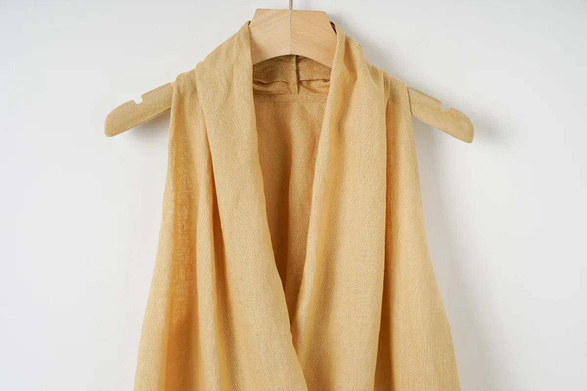 Valienne | Drape Linen Vest