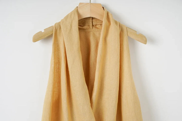 Valienne | Drape Linen Vest