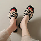 Liora | Woven Flat Slides