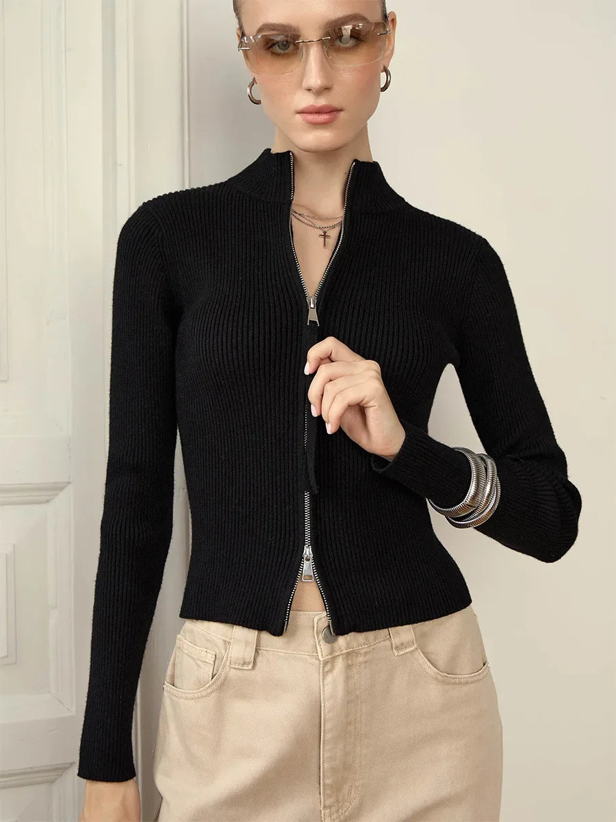 Holly | Double-Zip Knit