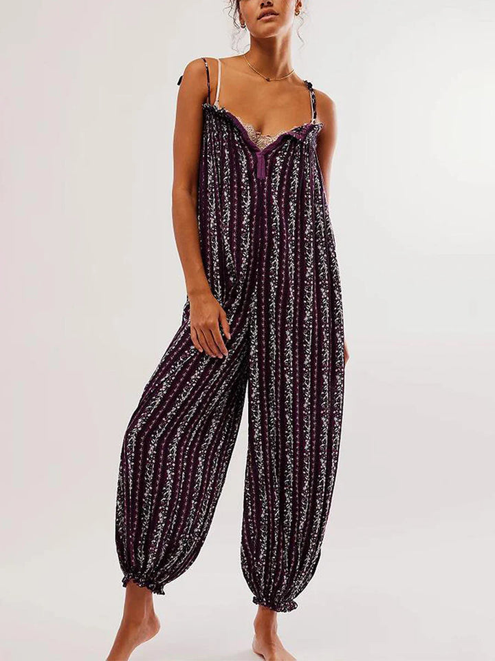 Elysian Boho Jumpsuit Women | Lightweight, Relaxed Fit, Wide-Leg Silhouette - 3