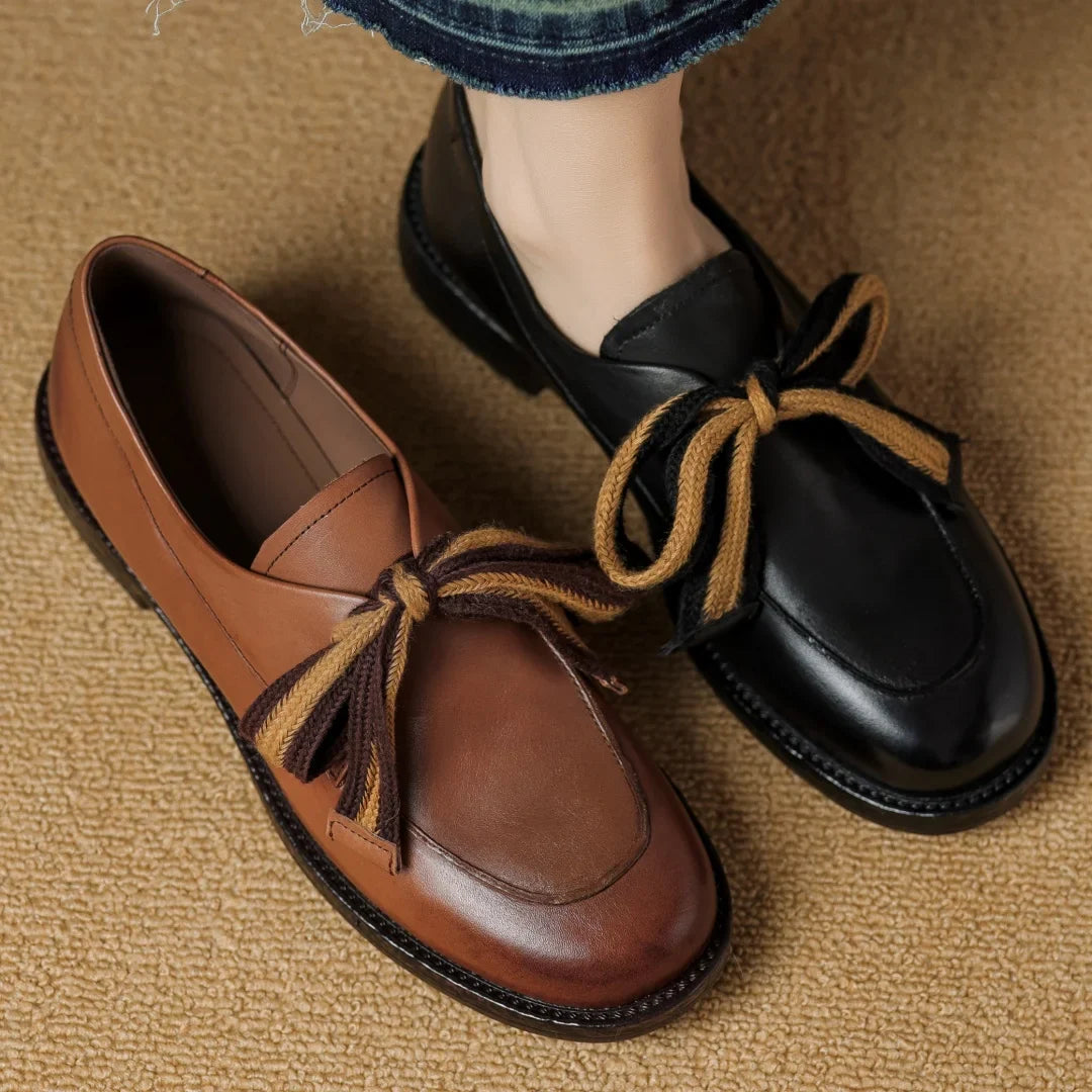 Heather | Leather Loafers