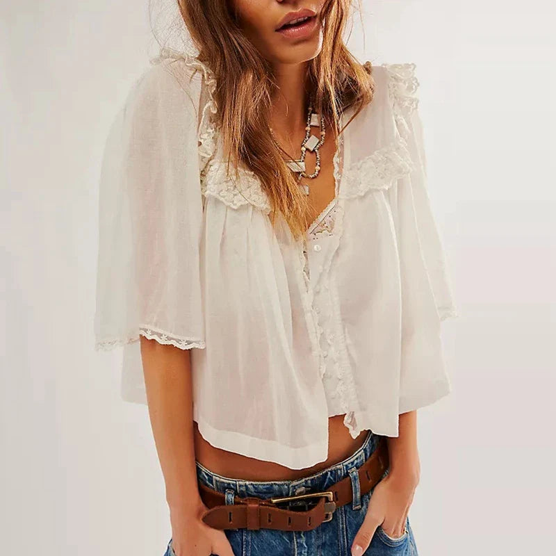 Marais | Ruffle Blouse