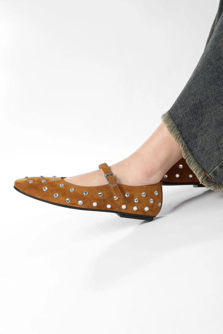 Evelyna | Studded Mary Janes
