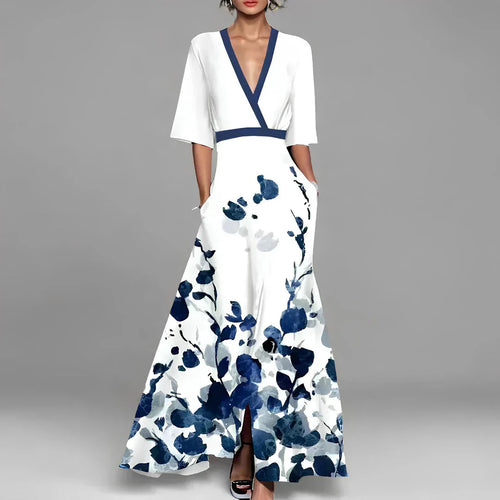 Jade Floral Maxi Dress | Comfortable Cotton Summer Dresses - 2