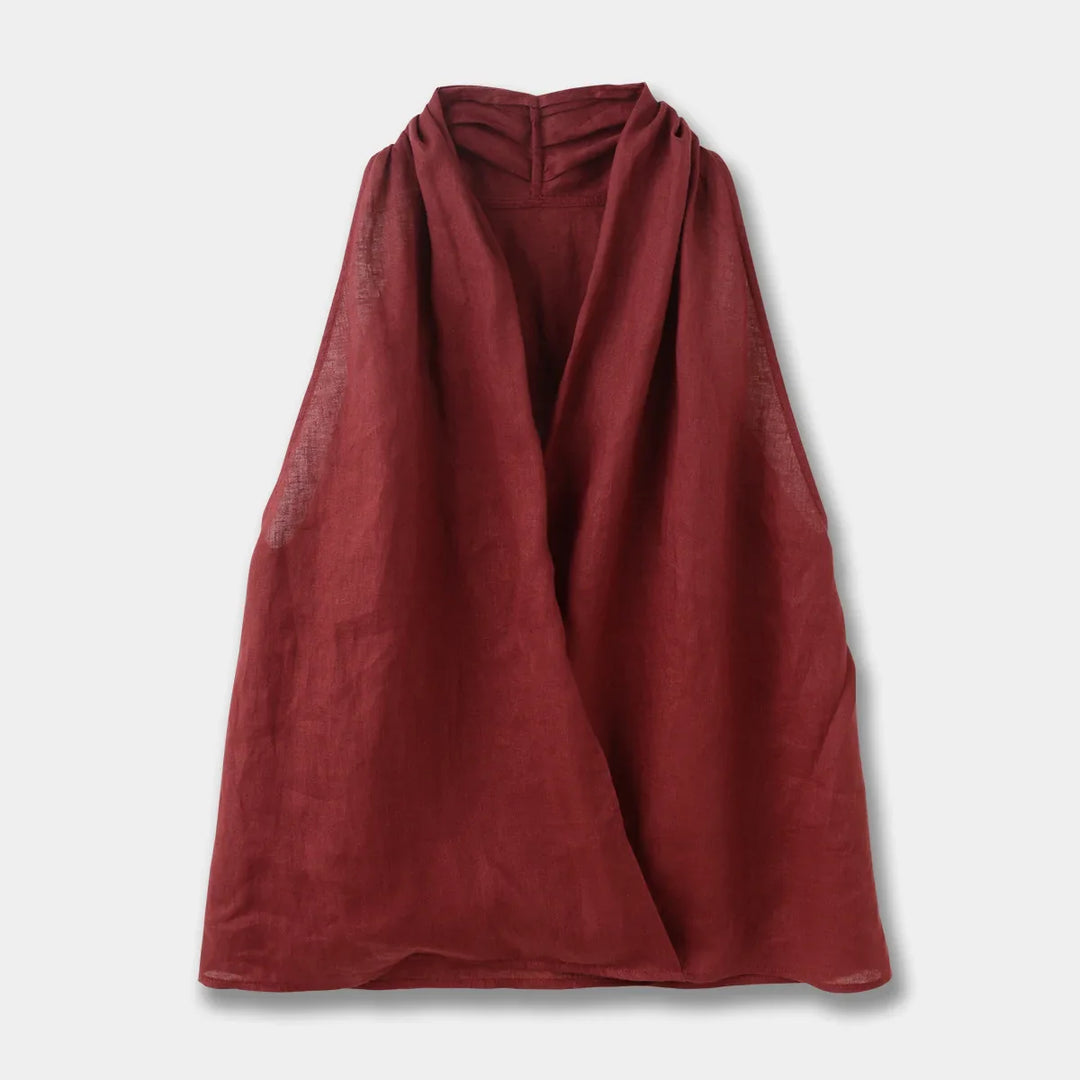 Valienne | Drape Linen Vest