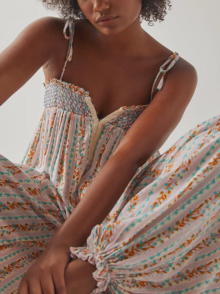 Elysian Boho Jumpsuit Women | Lightweight, Relaxed Fit, Wide-Leg Silhouette - 12