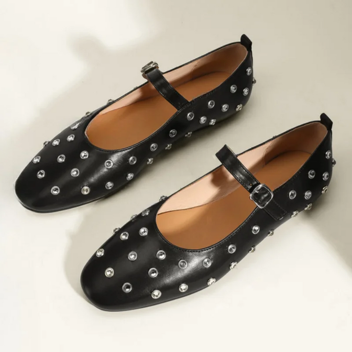 Evelyna | Studded Mary Janes