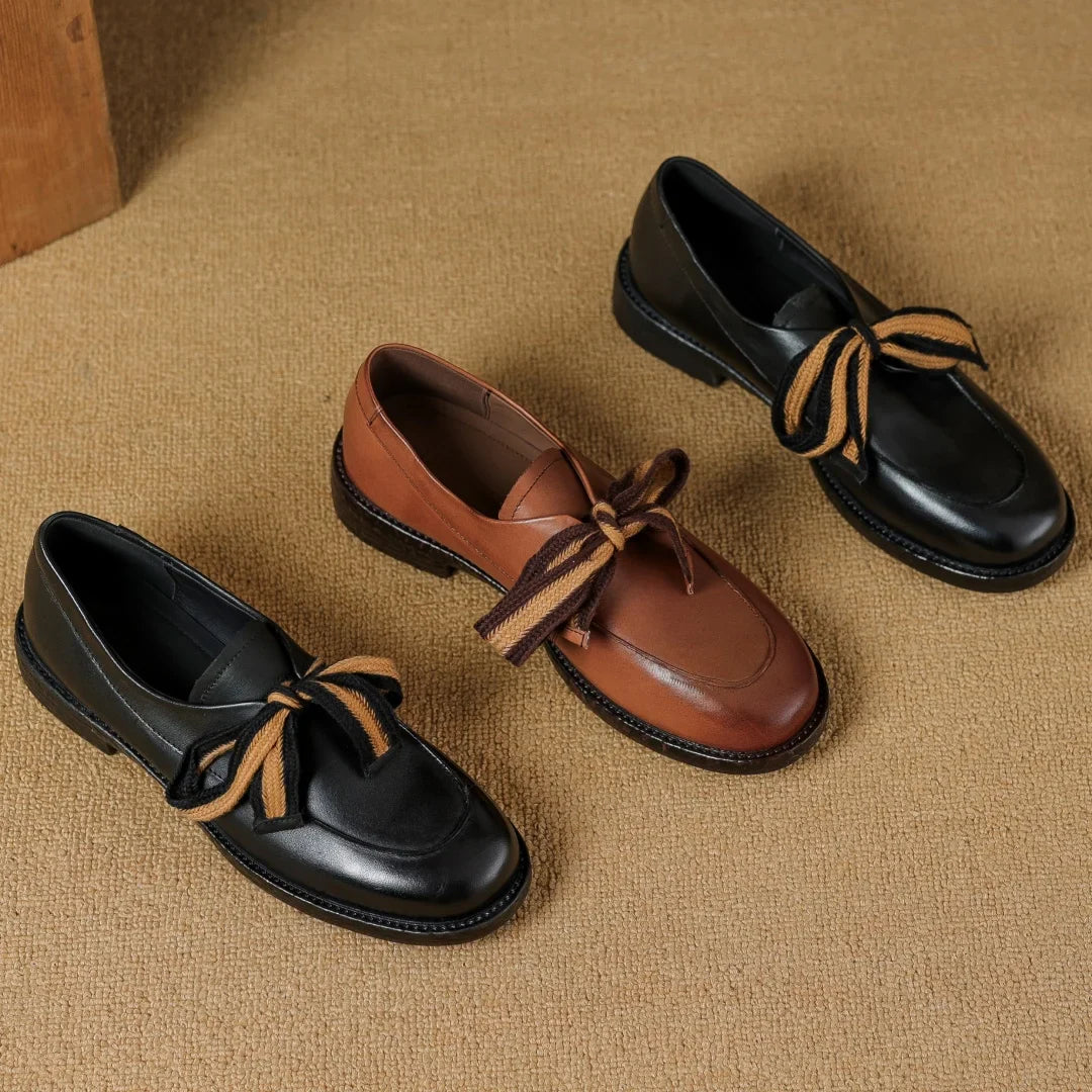 Heather | Leather Loafers