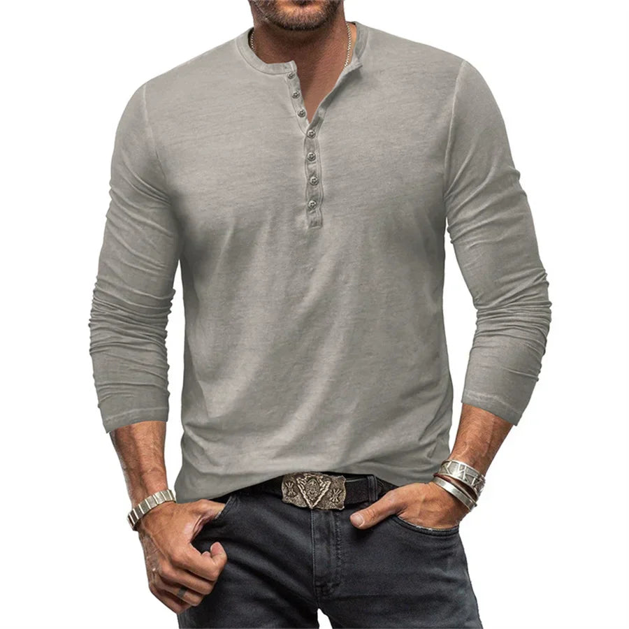 HENLEY | CLASSIC LONG SLEEVE SHIRT