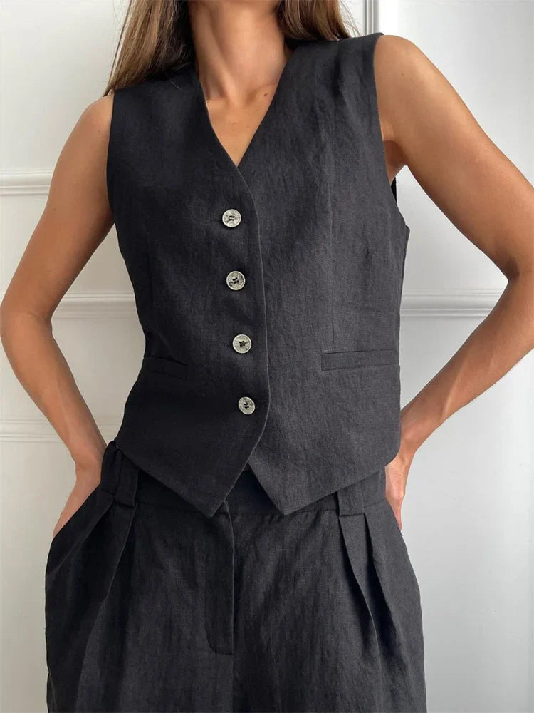 Marlowe | Linen Trouser Set