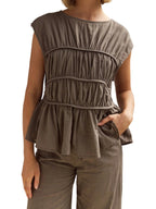 Dashi | Peplum Top