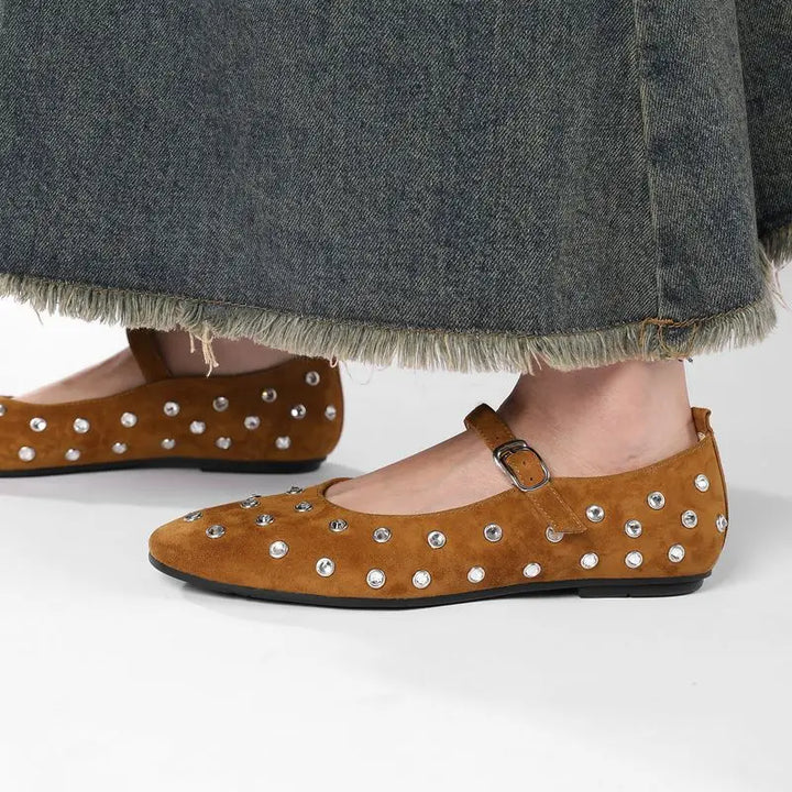 Evelyna | Studded Mary Janes