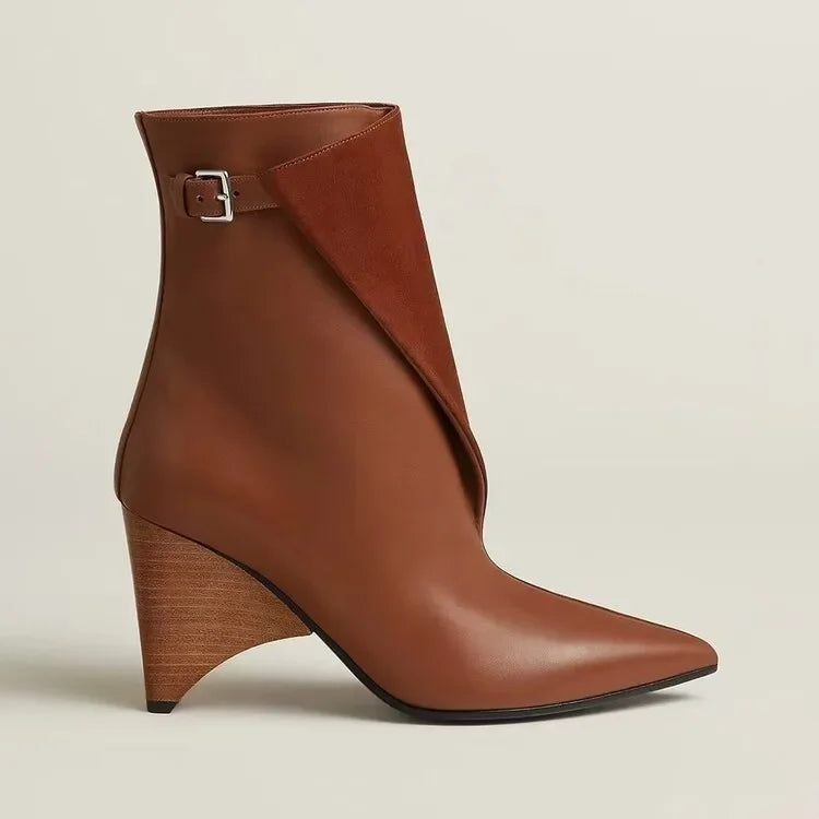 Caledon | Statement Wedge Boots