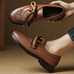 Heather | Leather Loafers