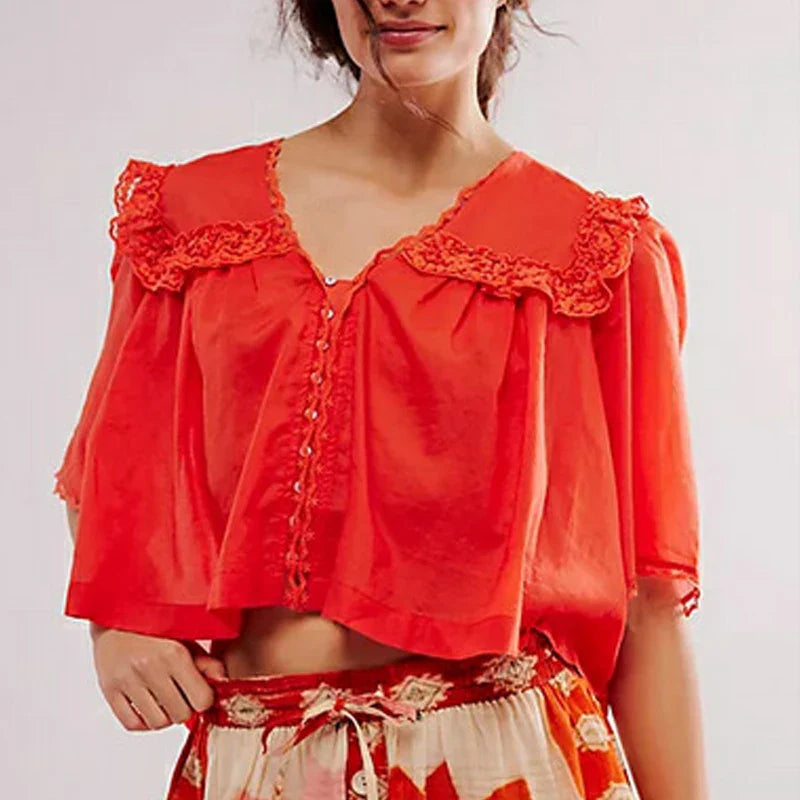Marais | Ruffle Blouse