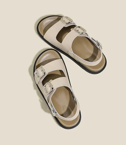 Andrea | Rose Strap Sandals