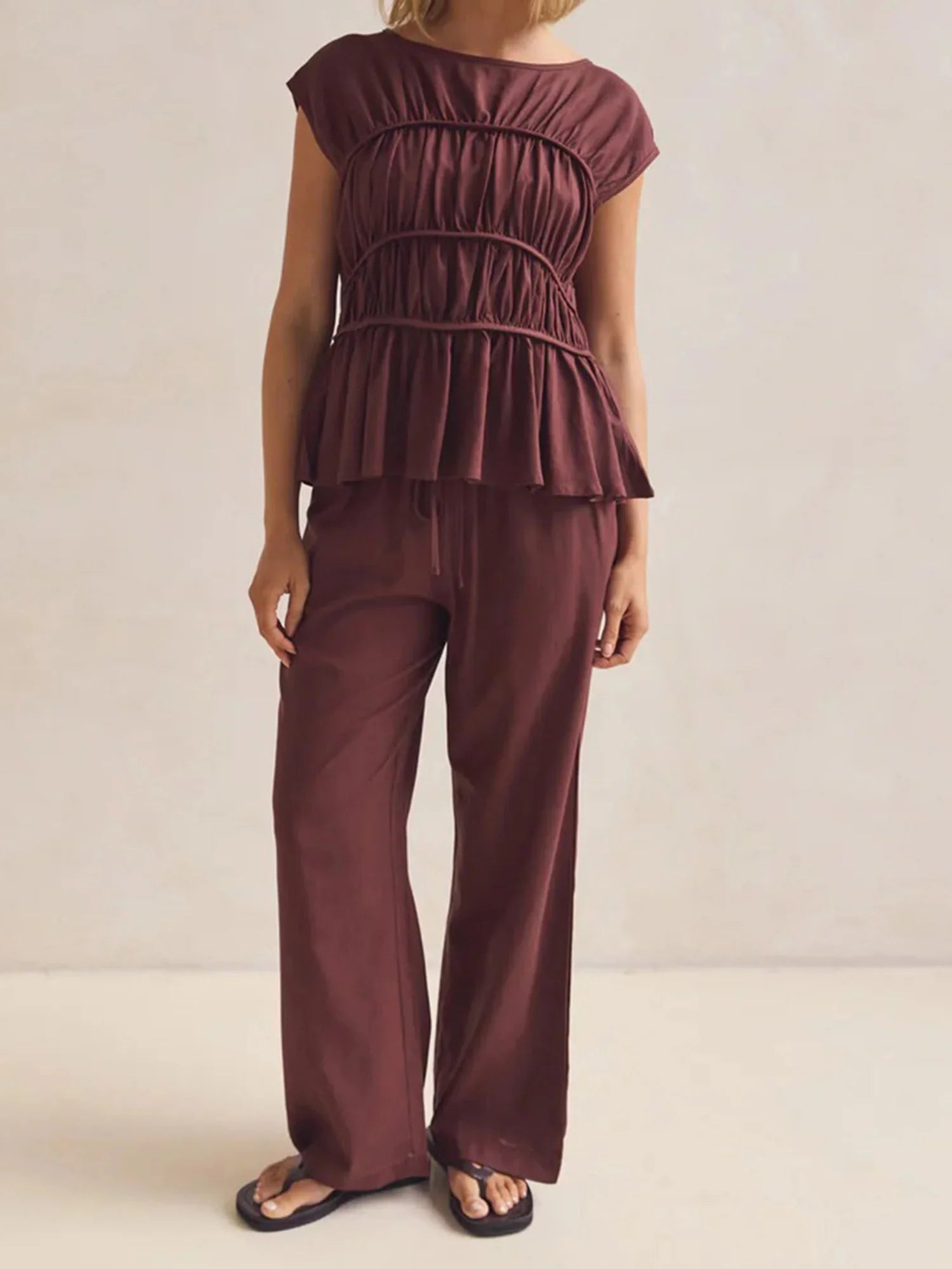 Dashi | Peplum Top
