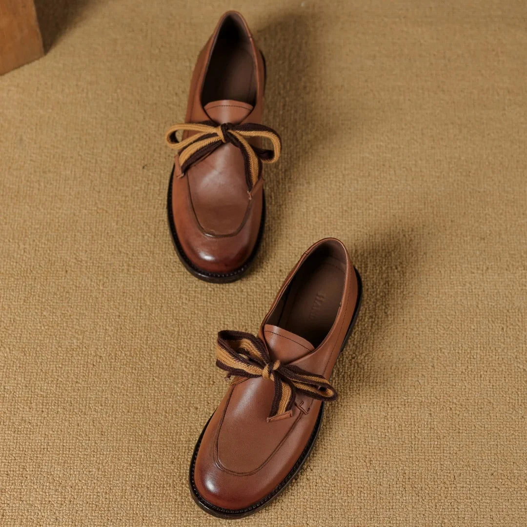 Heather | Leather Loafers