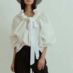 Bellarine | Puffed Cotton Blouse