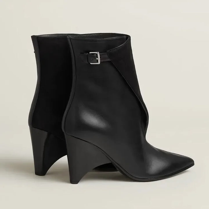 Caledon | Statement Wedge Boots