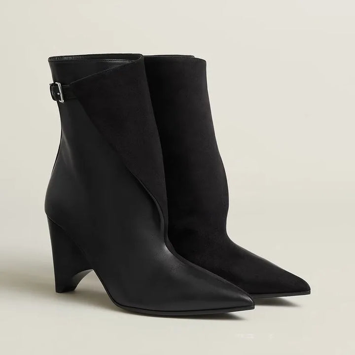 Caledon | Statement Wedge Boots