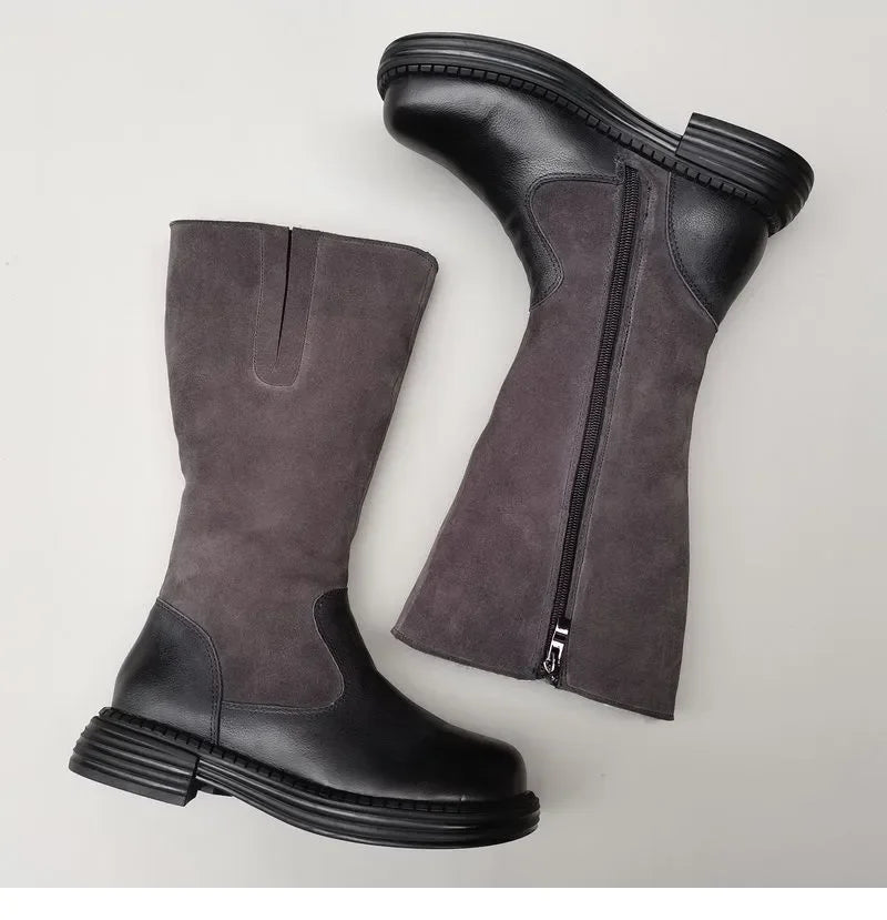 Aubrey | Shearling Riding Boots