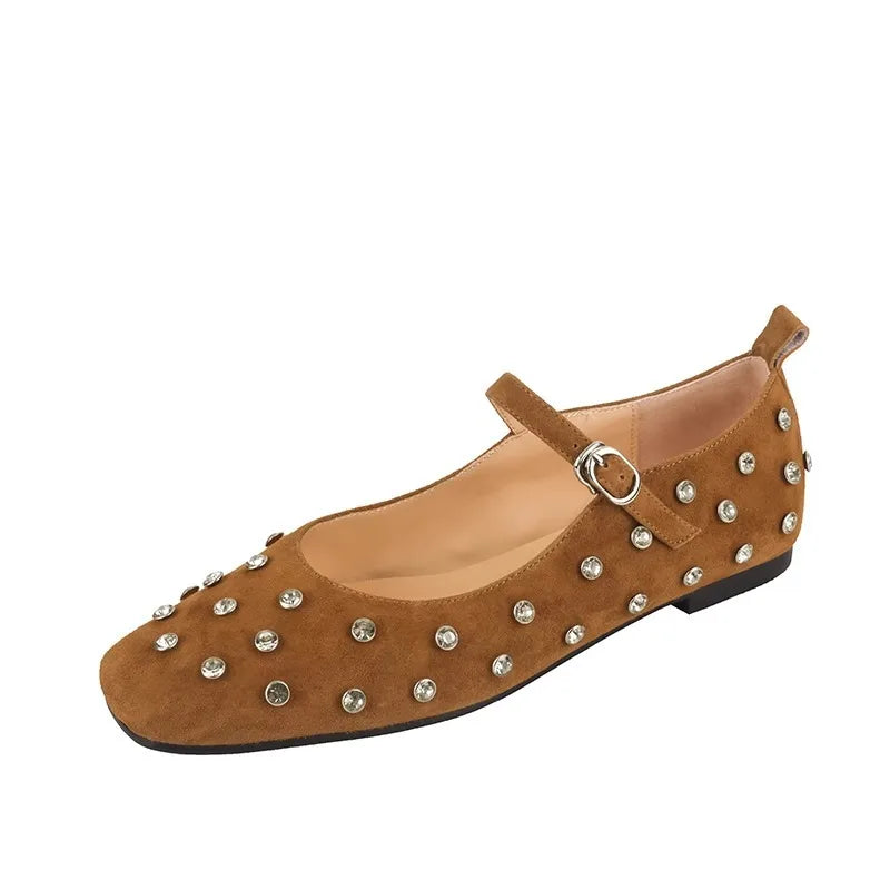 Evelyna | Studded Mary Janes