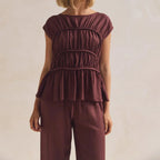 Dashi | Peplum Top